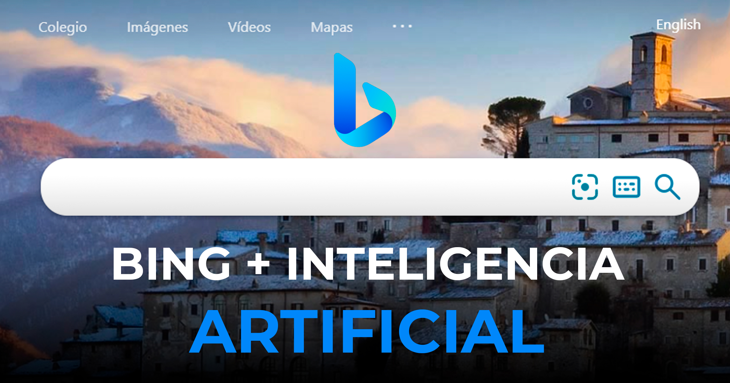 Portada Bing + Inteligencia Artificial